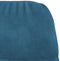 vidaXL - Schommelstoel - fluweel - blauw