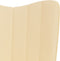 vidaXL - Schommelstoel - fluweel - crèmewit
