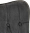 vidaXL - Schommelstoel - met - voetenbank - canvas - in - vintage - stijl - zwart