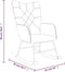 vidaXL - Schommelstoel - met - voetenbank - patchwork - stof