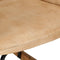 vidaXL - Schommelstoel - met - voetensteun - in - vintage - stijl - canvas - crème