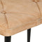 vidaXL - Schommelstoel - met - voetensteun - in - vintage - stijl - canvas - crème