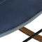 vidaXL - Schommelstoel - patchwork - canvas - blauw - denim