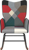 vidaXL - Schommelstoel - patchwork - stof