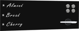 vidaXL Schoolbord voor aan de wand magnetisch 60x20 cm glas