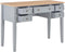 vidaXL - Schrijftafel - 109,5x45x77,5 - cm - hout - grijs