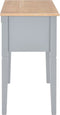 vidaXL - Schrijftafel - 109,5x45x77,5 - cm - hout - grijs