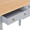 vidaXL - Schrijftafel - 109,5x45x77,5 - cm - hout - grijs