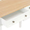 vidaXL - Schrijftafel - 109,5x45x77,5 - cm - hout - wit
