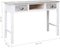 vidaXL - Schrijftafel - 110x45x76 - cm - hout - grijs