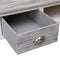vidaXL - Schrijftafel - 110x45x76 - cm - hout - grijs