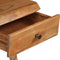 vidaXL - Schrijftafel - 110x50x76 - cm - massief - acaciahout