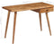vidaXL - Schrijftafel - 110x50x76 - cm - massief - acaciahout