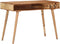 vidaXL - Schrijftafel - 110x50x76 - cm - massief - acaciahout