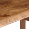 vidaXL - Schrijftafel - 110x50x76 - cm - massief - acaciahout