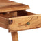 vidaXL - Schrijftafel - 110x50x76 - cm - massief - acaciahout