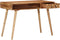 vidaXL - Schrijftafel - 110x50x76 - cm - massief - acaciahout