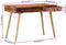 vidaXL - Schrijftafel - 110x50x76 - cm - massief - acaciahout