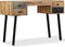 vidaXL - Schrijftafel - 110x50x76 - cm - massief - gerecycled - teakhout