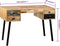 vidaXL - Schrijftafel - 110x50x76 - cm - massief - gerecycled - teakhout