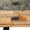 vidaXL - Schrijftafel - 110x50x76 - cm - massief - gerecycled - teakhout