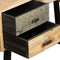 vidaXL - Schrijftafel - 110x50x76 - cm - massief - gerecycled - teakhout