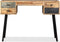 vidaXL - Schrijftafel - 110x50x76 - cm - massief - gerecycled - teakhout
