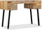 vidaXL - Schrijftafel - 110x50x76 - cm - massief - gerecycled - teakhout