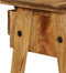 vidaXL - Schrijftafel - 110x50x76 - cm - massief - mangohout