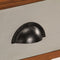 vidaXL - Schrijftafel - 110x50x90 - cm - massief - acaciahout