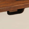 vidaXL - Schrijftafel - 110x50x90 - cm - massief - acaciahout