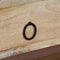 vidaXL - Schrijftafel - 110x50x96 - cm - massief - mangohout - en - staal