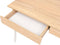 vidaXL - Schrijftafel - 110x55x75 - cm - eikenkleur - en - wit