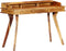 vidaXL - Schrijftafel - 115x50x85 - cm - massief - sheeshamhout