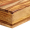 vidaXL - Schrijftafel - 115x50x85 - cm - massief - sheeshamhout