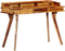 vidaXL - Schrijftafel - 115x50x85 - cm - massief - sheeshamhout