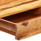 vidaXL - Schrijftafel - 115x50x85 - cm - massief - sheeshamhout