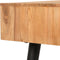 vidaXL - Schrijftafel - 118x45x76 - cm - massief - acaciahout