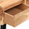 vidaXL - Schrijftafel - 118x45x76 - cm - massief - acaciahout