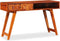 vidaXL - Schrijftafel - 118x50x76 - cm - massief - sheeshamhout