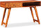 vidaXL - Schrijftafel - 118x50x76 - cm - massief - sheeshamhout
