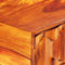 vidaXL - Schrijftafel - 118x50x76 - cm - massief - sheeshamhout