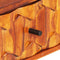 vidaXL - Schrijftafel - 118x50x76 - cm - massief - sheeshamhout