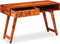 vidaXL - Schrijftafel - 118x50x76 - cm - massief - sheeshamhout