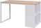 vidaXL - Schrijftafel - 120x60x75 - cm - eikenkleur - en - wit