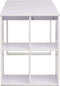 vidaXL - Schrijftafel - 120x60x75 - cm - wit