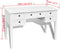 vidaXL - Schrijftafel - met - 5 - lades - wit