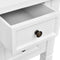 vidaXL - Schrijftafel - met - 5 - lades - wit