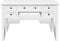 vidaXL - Schrijftafel - met - 5 - lades - wit