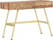 vidaXL - Schrijftafel - met - lades - 100x55x75 - cm - massief - sheeshamhout
